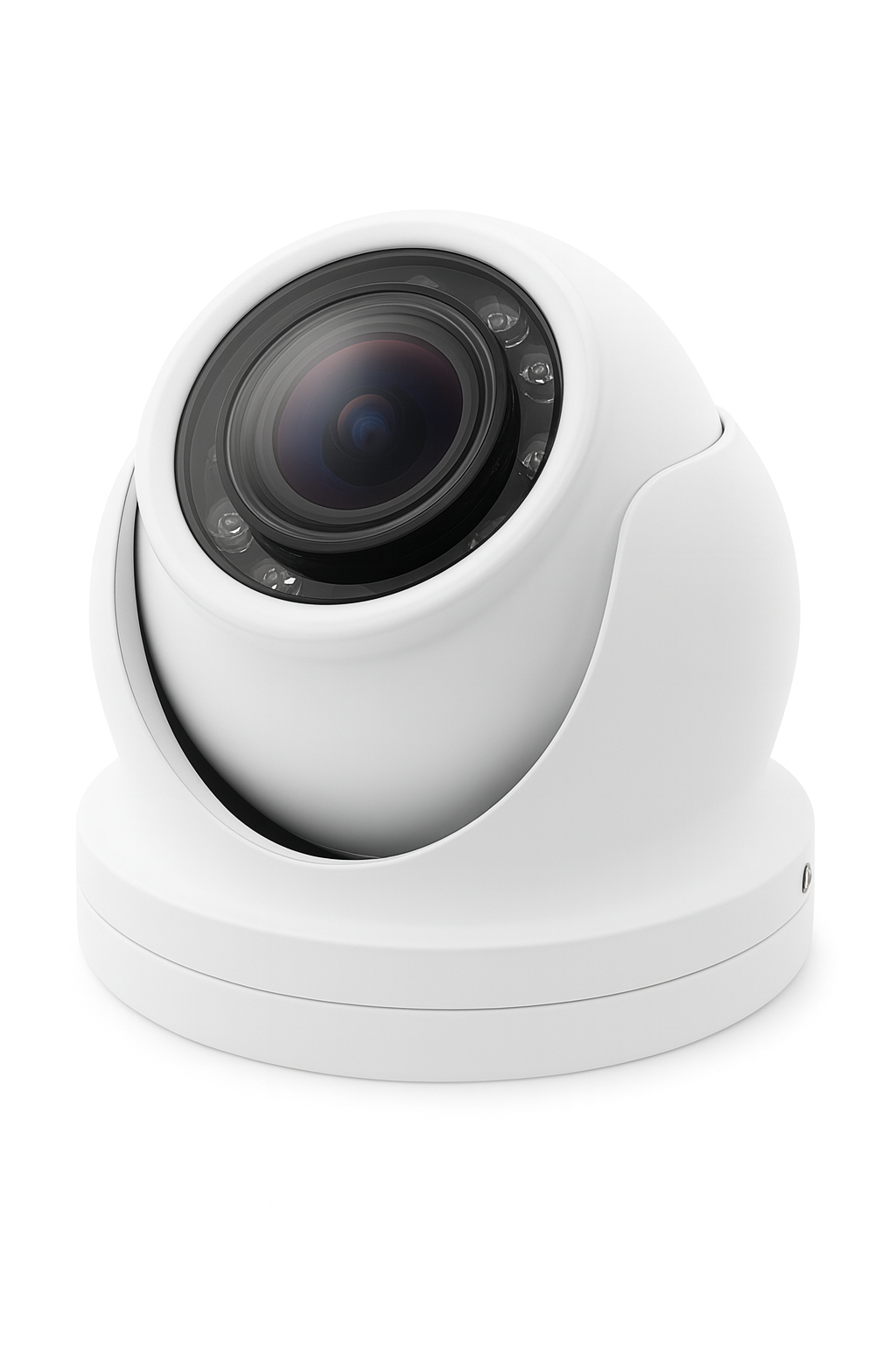 IRIS-S460-18 Miniature 3MP IP Stainless Steel (316L) Dome Camera - WHITE