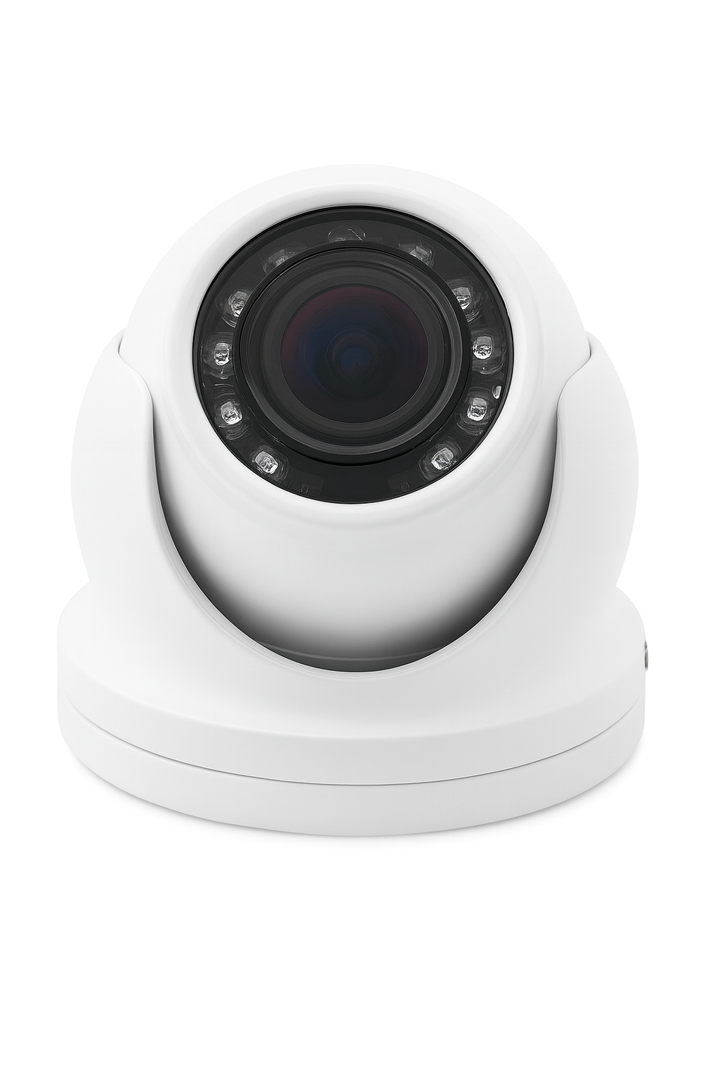 IRIS-S460-18 Miniature 3MP IP Stainless Steel (316L) Dome Camera - WHITE